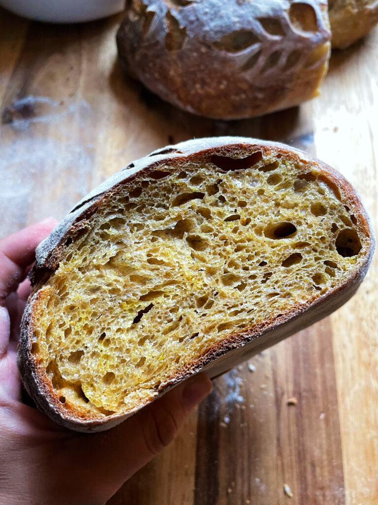 Pumpkin Sourdough Bread